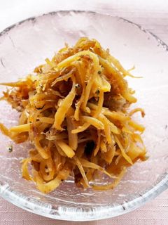 旬!新生姜の佃煮-レシピのメイン写真