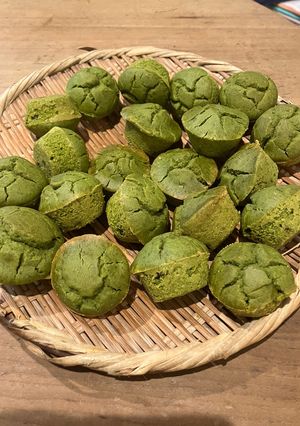 抹茶の米粉マフィン-レシピのメイン写真