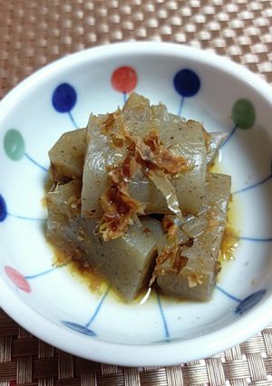 ★簡単！レンジで＊こんにゃくおかか煮＊♪-レシピのメイン写真
