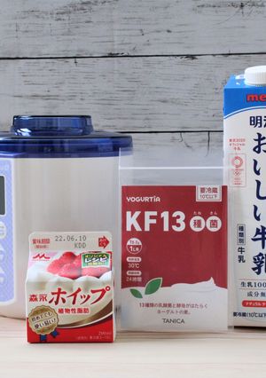KF13種菌で生クリームヨーグルト-レシピのメイン写真