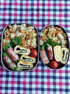 高校生 息子と娘のお弁当 42-レシピのメイン写真