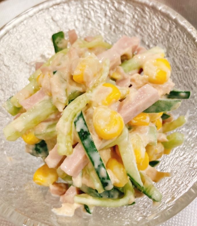 ♡きゅうりとコーンのツナマヨ和え♡ by AKUBIママ 【クックパッド