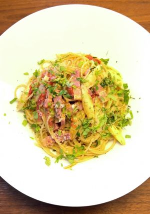 簡単トマトパスタ-レシピのメイン写真