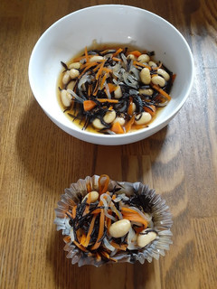 【♪お弁当】ひじきの煮物(油を使わない)-レシピのメイン写真