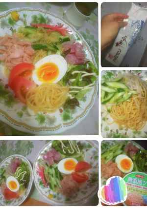 パスタDe冷やし中華ε=(ノ・∀・)ツ♪-レシピのメイン写真