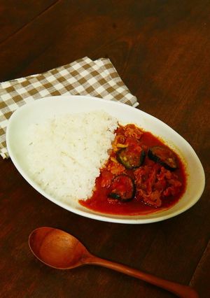 スパイスで♪ピリ辛★なすと豚肉のカレー-レシピのメイン写真