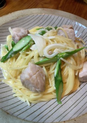 シイラのレモンクリームパスタ-レシピのメイン写真