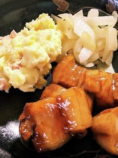 豚バラブロックの甘黒酢煮-レシピのメイン写真