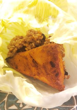 レタスラップのライスチキン-レシピのメイン写真