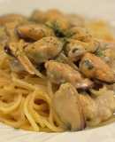 簡単！GF ムール貝のクリームパスタ