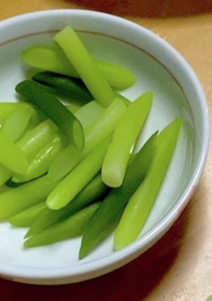 にんにくの芽 下茹でが美味しい^^-レシピのメイン写真