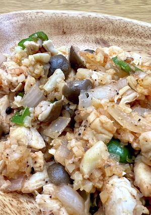 ダイエット★カリフラワーライス炒飯-レシピのメイン写真