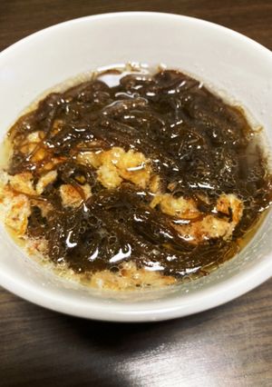 もずくとフライドオニオンのスープ-レシピのメイン写真