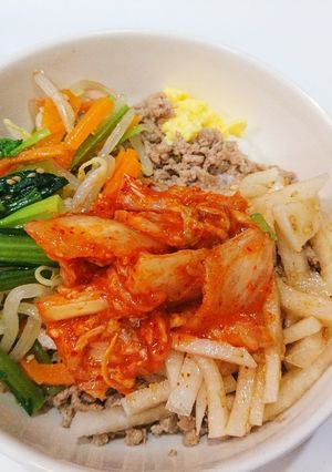 我が家の簡単ビビンバ-レシピのメイン写真