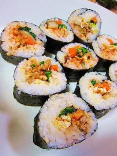 お弁当 おもてなしに 韓国風海苔巻き-レシピのメイン写真