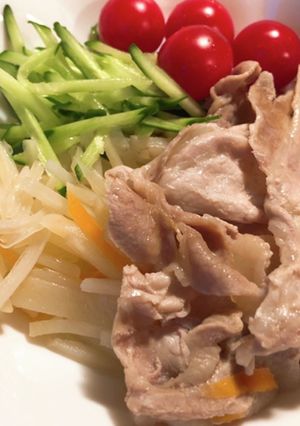 じゃがいもと豚肉のレンジ蒸し-レシピのメイン写真