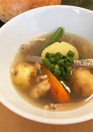 パンとの相性も良い☆あさりの新じゃが汁-レシピのメイン写真
