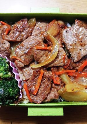 R4/5/31 にんにく入り甘辛豚丼-レシピのメイン写真