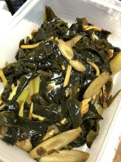 トロトロわかめとごぼうの佃煮風-レシピのメイン写真