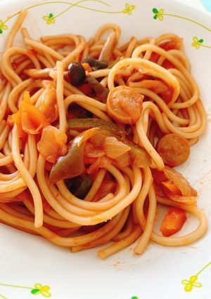 ナポリタン☆給食メニュー-レシピのメイン写真