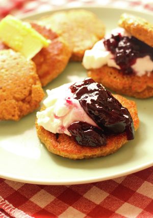 プロテイン♪アーモンドだけのパンケーキ-レシピのメイン写真