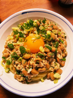 大葉納豆パスタ-レシピのメイン写真