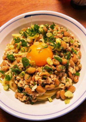 大葉納豆パスタ-レシピのメイン写真