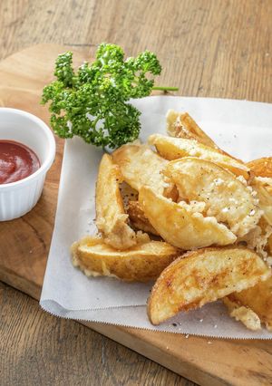 太白胡麻油で揚げる♪カリホクポテトフライ-レシピのメイン写真
