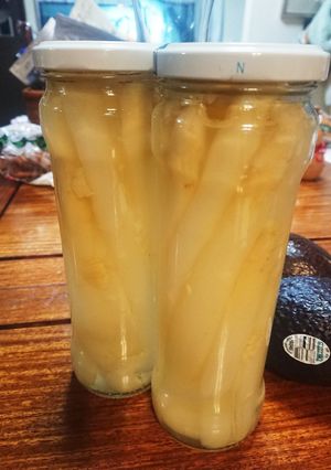 ホワイトアスパラ　ゆで方と　瓶詰め保存　-レシピのメイン写真