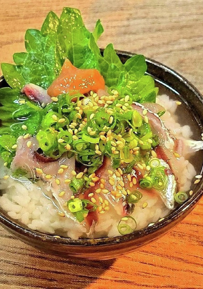 【釣魚料理】シコイワシの冷やし茶漬け-レシピのメイン写真