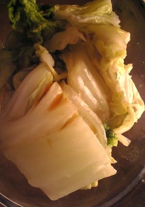 簡単：レンジ２分：白菜のポン酢和え-レシピのメイン写真