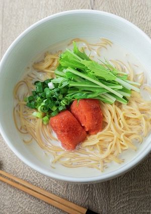 豆乳明太そうめん-レシピのメイン写真