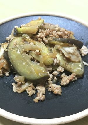 【野菜ソムリエ】賀茂なすの肉味噌炒め-レシピのメイン写真