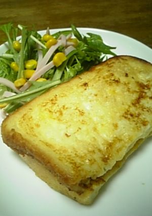 ５分でできる　チーズ・フレンチトースト-レシピのメイン写真