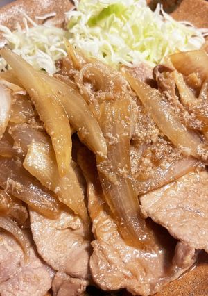 超楽々　豚の生姜焼きのタレ作ります-レシピのメイン写真