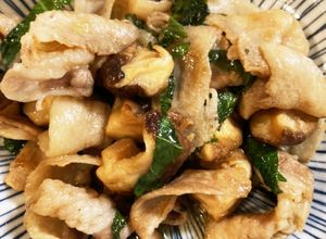 さっぱり美味しい大葉と豚バラしいたけ炒め-レシピのメイン写真