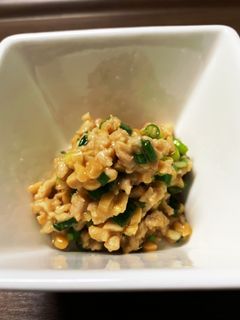 鳥取倉吉の人気給食メニュー☆スタミナ納豆-レシピのメイン写真