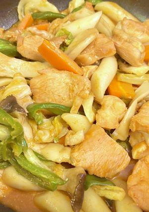 鶏むね&ノンオイルでヘルシー！タッカルビ-レシピのメイン写真