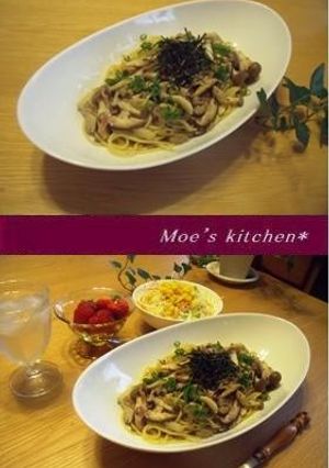 ランチに☆ザーサイときのこのパスタ♪-レシピのメイン写真