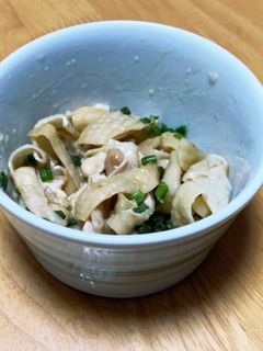 鶏皮のおつまみ〜ニンニク胡麻油-レシピのメイン写真
