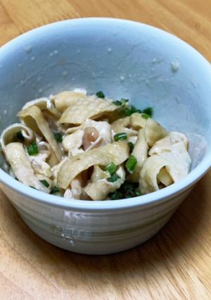 鶏皮のおつまみ〜ニンニク胡麻油-レシピのメイン写真
