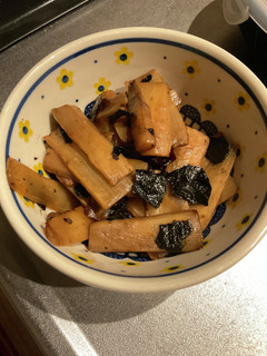 ウドのきんぴら味付け海苔入れて-レシピのメイン写真