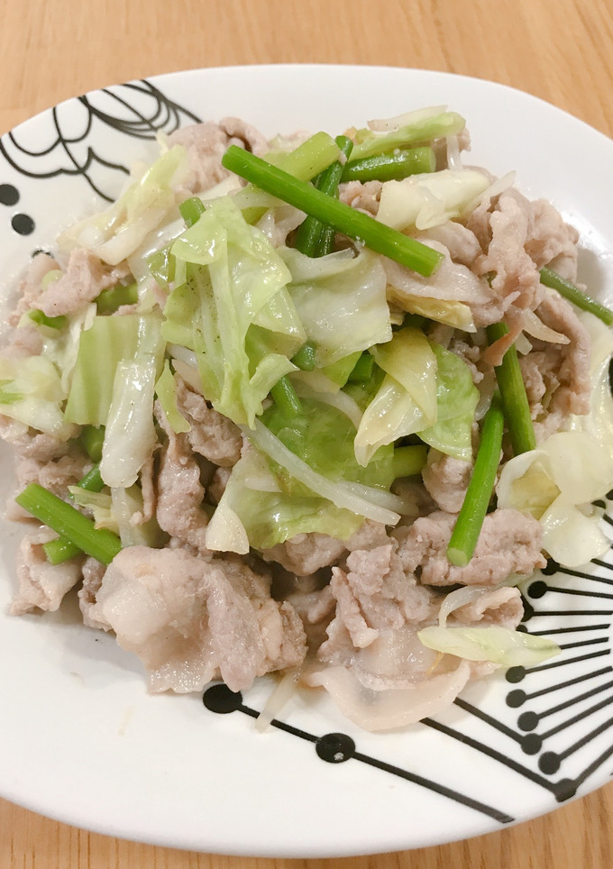にんにくの芽と豚肉の炒め物-レシピのメイン写真