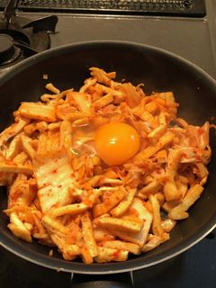 きつねあげキムチ炒め-レシピのメイン写真
