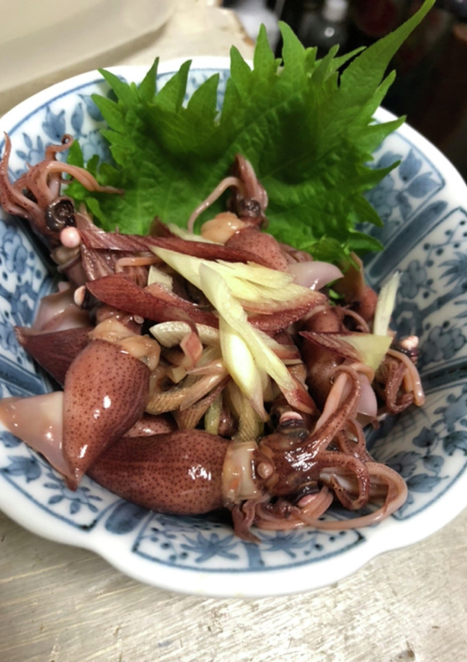 ホタルイカ　みょうがしそ和え-レシピのメイン写真