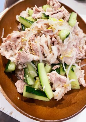 きゅうりともやしのお肉入りナムル-レシピのメイン写真