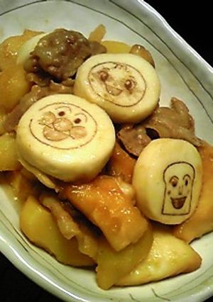 ★豚バラ＆じゃがいも＆はんぺんの煮物★-レシピのメイン写真
