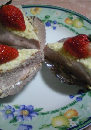 紫いも＆ホワイトチョコのチーズケーキ-レシピのメイン写真