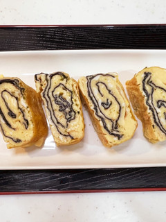 兵庫県須磨産味付け海苔in玉子焼き-レシピのメイン写真