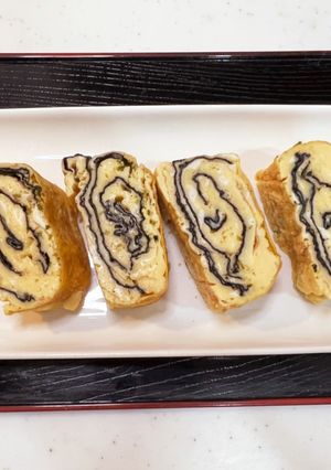 兵庫県須磨産味付け海苔in玉子焼き-レシピのメイン写真